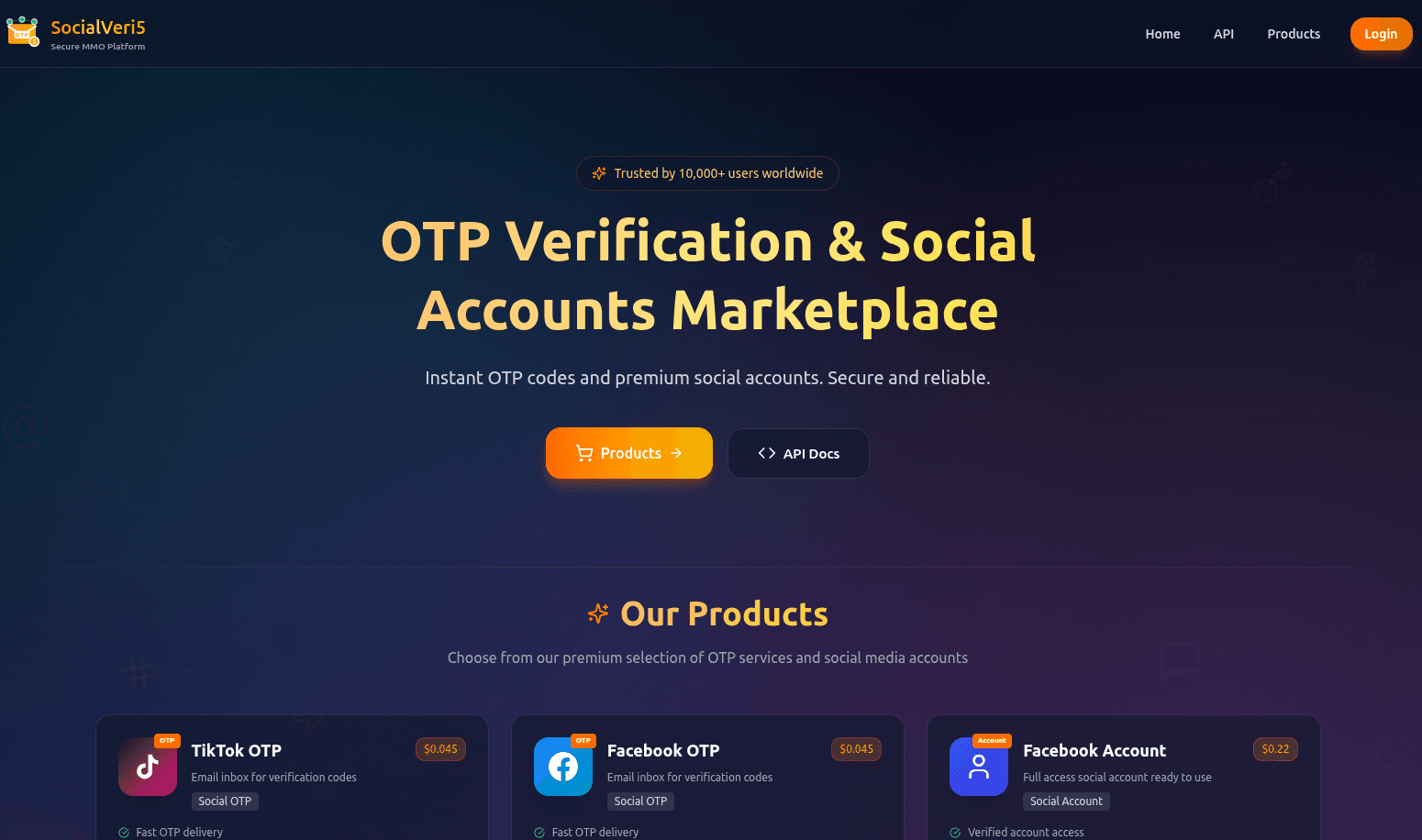 SocialVeri5 — project screenshot
