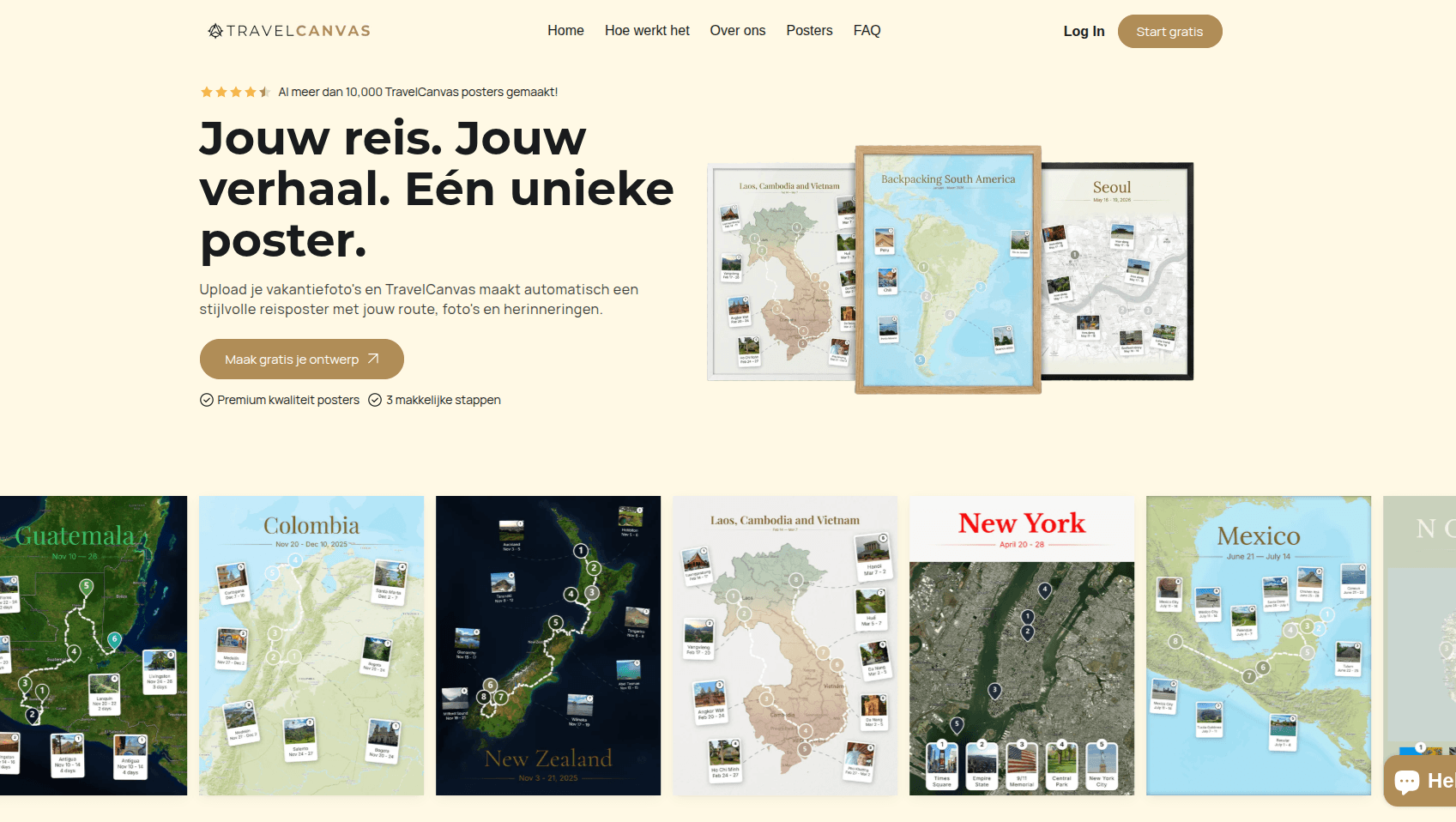 TravelCanvas — project screenshot
